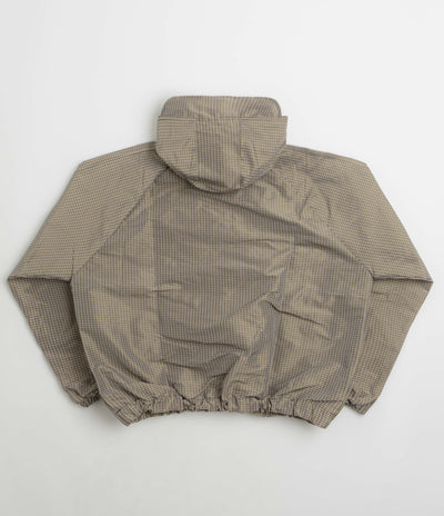 Umbro Smock Check Anorak in Beige and Black