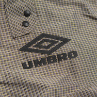 Umbro Smock Check Anorak in Beige and Black thumbnail