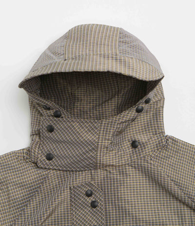 Umbro Smock Check Anorak in Beige and Black