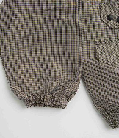 Umbro Smock Check Anorak in Beige and Black