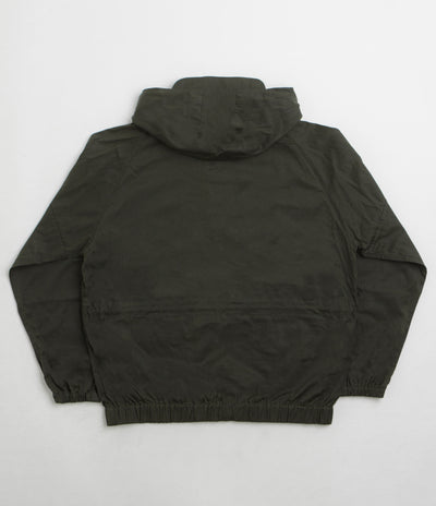Umbro Smock Waxed Anorak in Dark Olive
