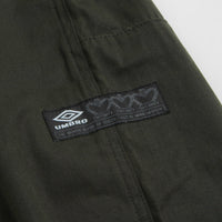 Umbro Smock Waxed Anorak in Dark Olive thumbnail