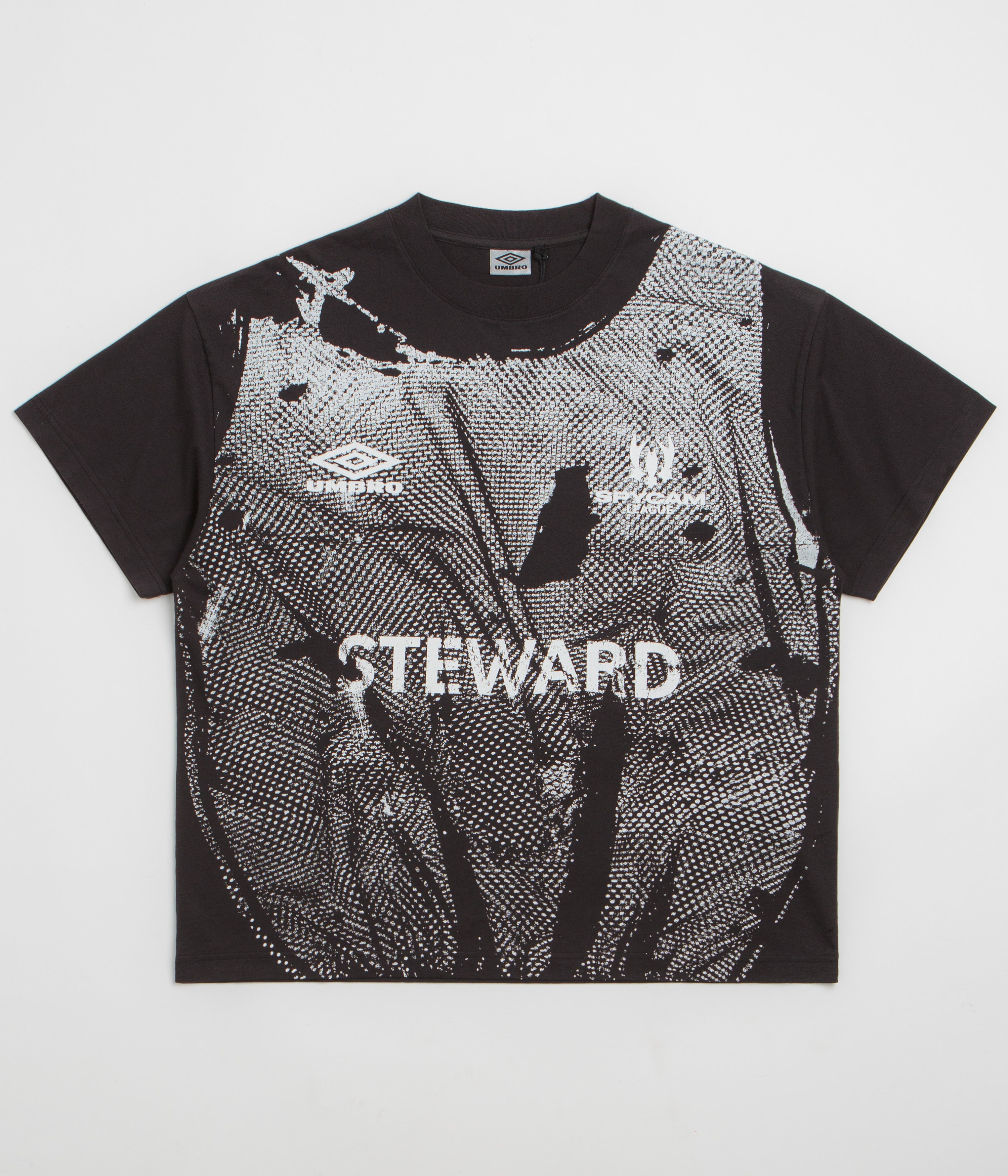 Umbro Steward Vest T Shirt in Washed Black