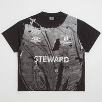 Umbro Steward Vest T Shirt - Washed Black thumbnail