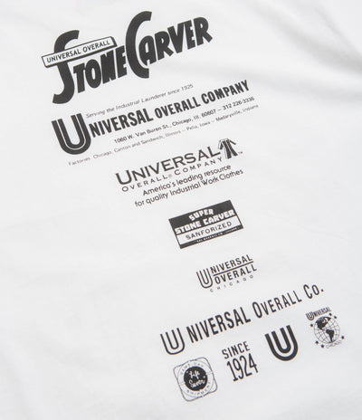 Universal Overall Historical Logo T-Shirt in White