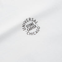 Universal Overall Historical Logo T-Shirt in White thumbnail