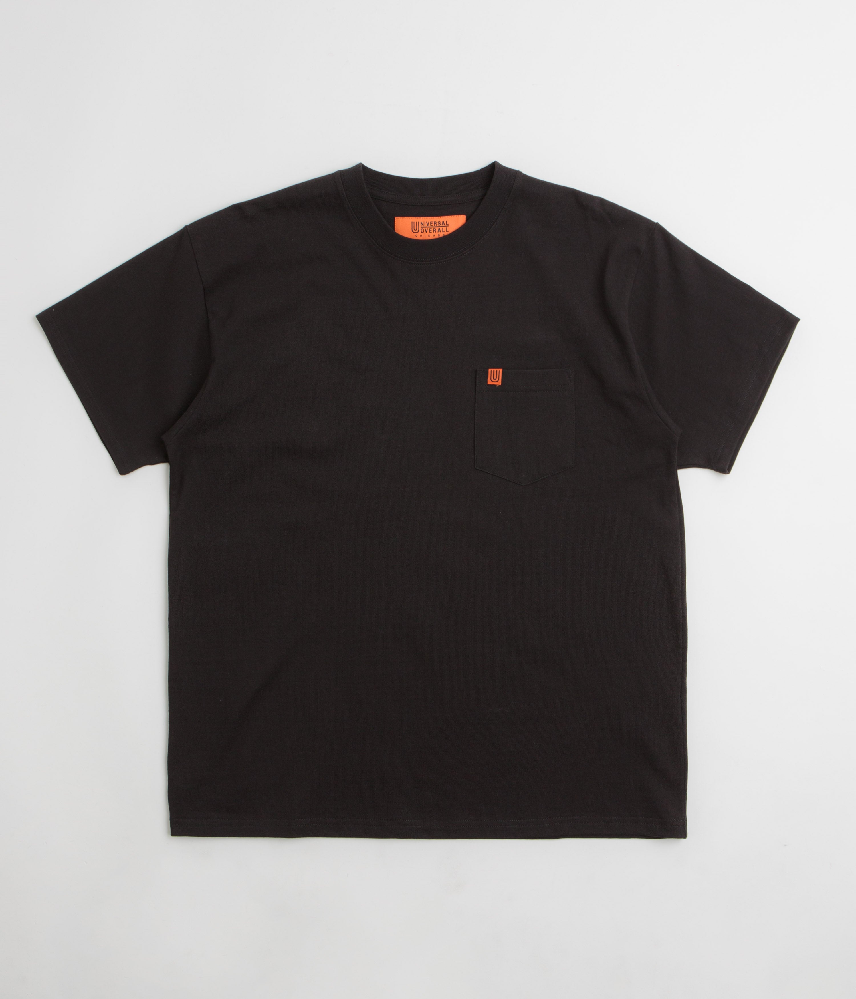 Universal Overall Pocket T-Shirt in Black