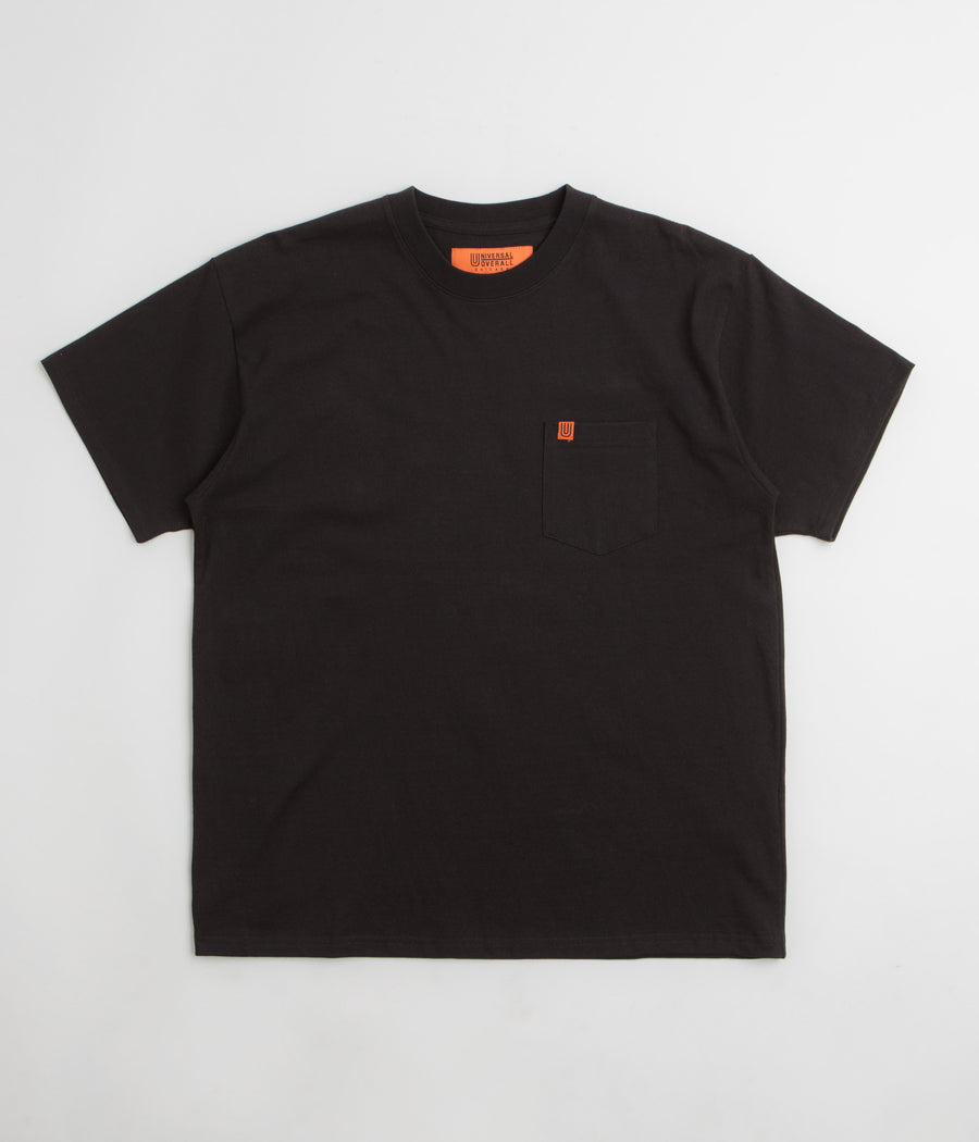 Universal Overall Pocket T-Shirt in Black