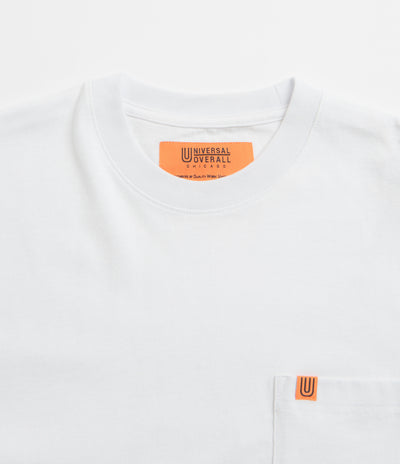 Universal Overall Pocket T-Shirt in White