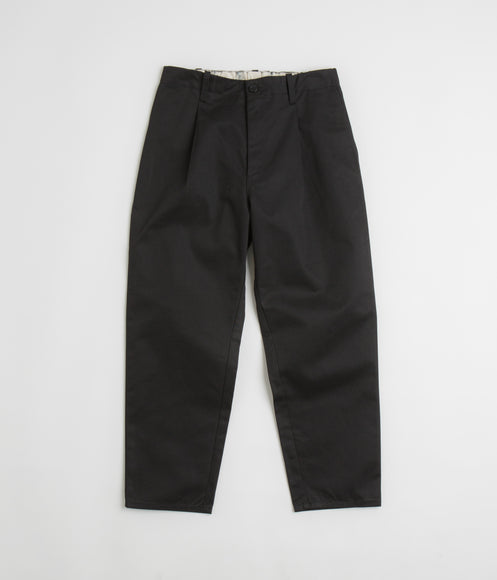 Universal Overall Type.05 Tuck Tapered Pants - Black