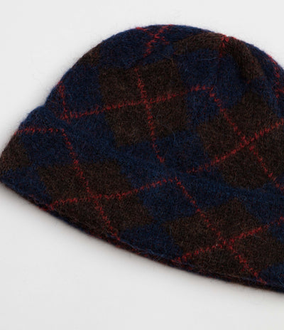 Universal Works Argyll Beanie - Navy
