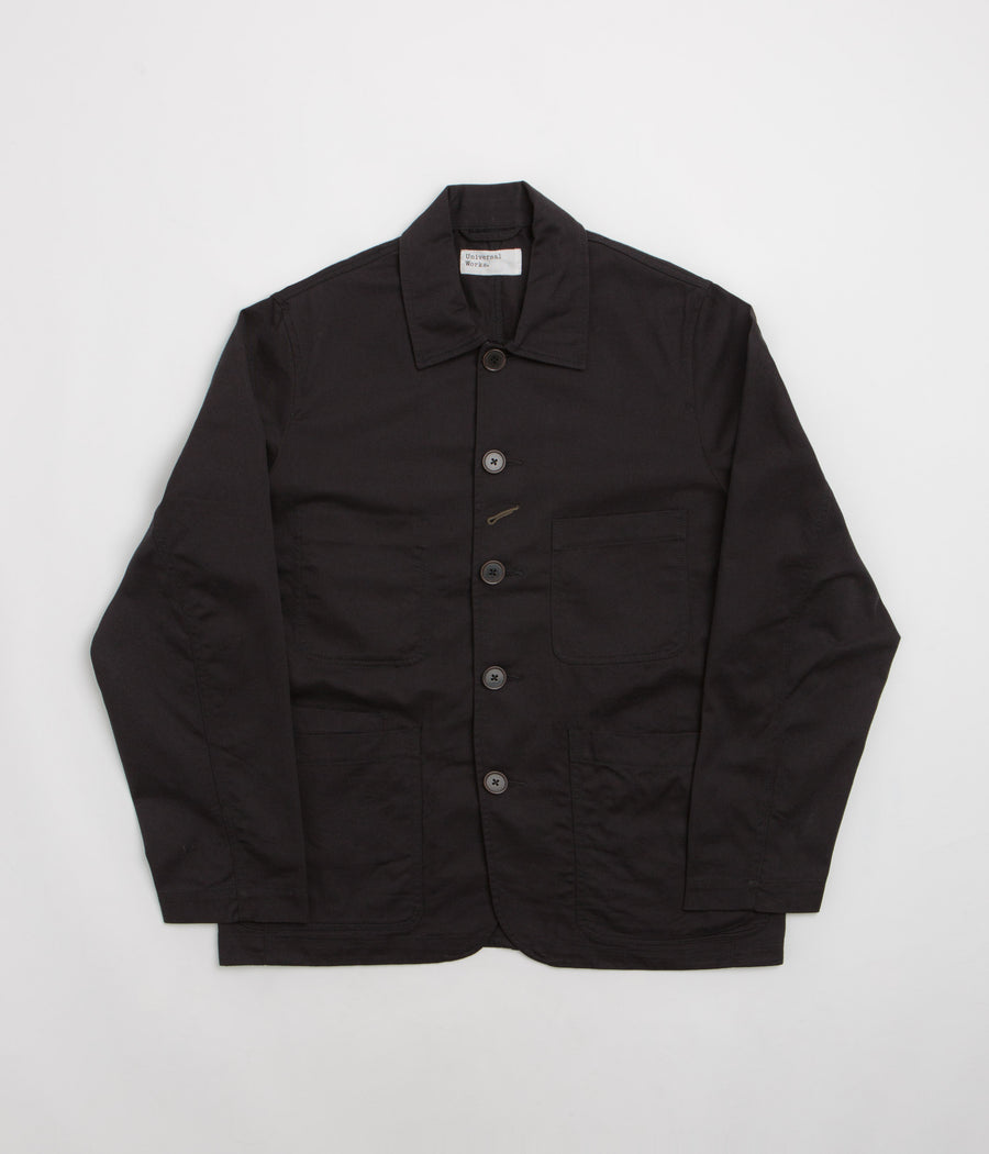 Universal Works Bakers Jacket in Black