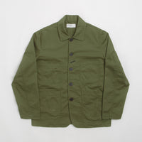 Universal Works Bakers Jacket - Light Olive thumbnail