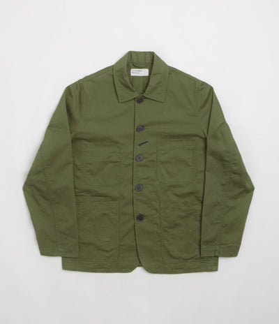 Universal Works Bakers Jacket - Light Olive