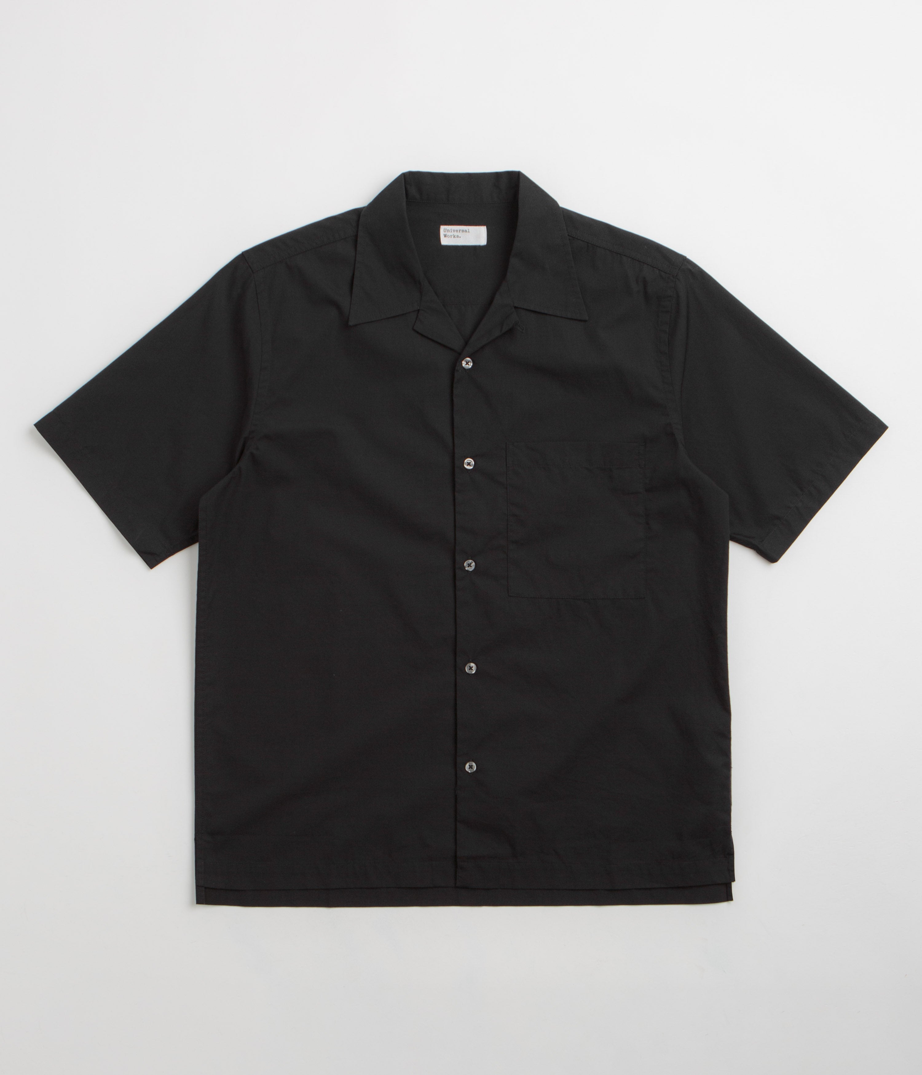 Universal Works Camp Shirt in Black