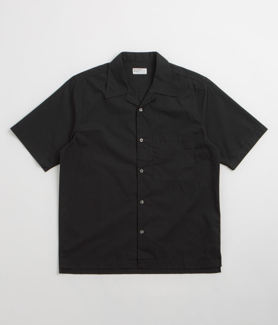 Universal Works Camp Shirt in Black