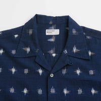 Universal Works Camp Shirt in Indigo thumbnail