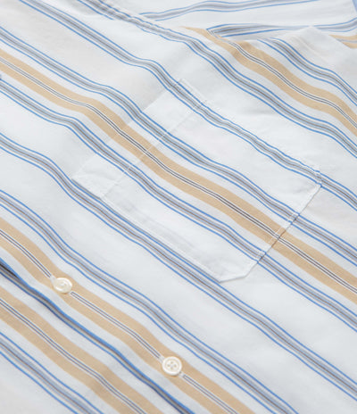 Universal Works Dean Road Shirt - Blue / Sand