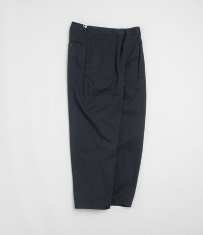 Universal Works Double Pleat Pants - Navy