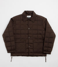 Universal Works x TAION Down Rams Jacket in Brown