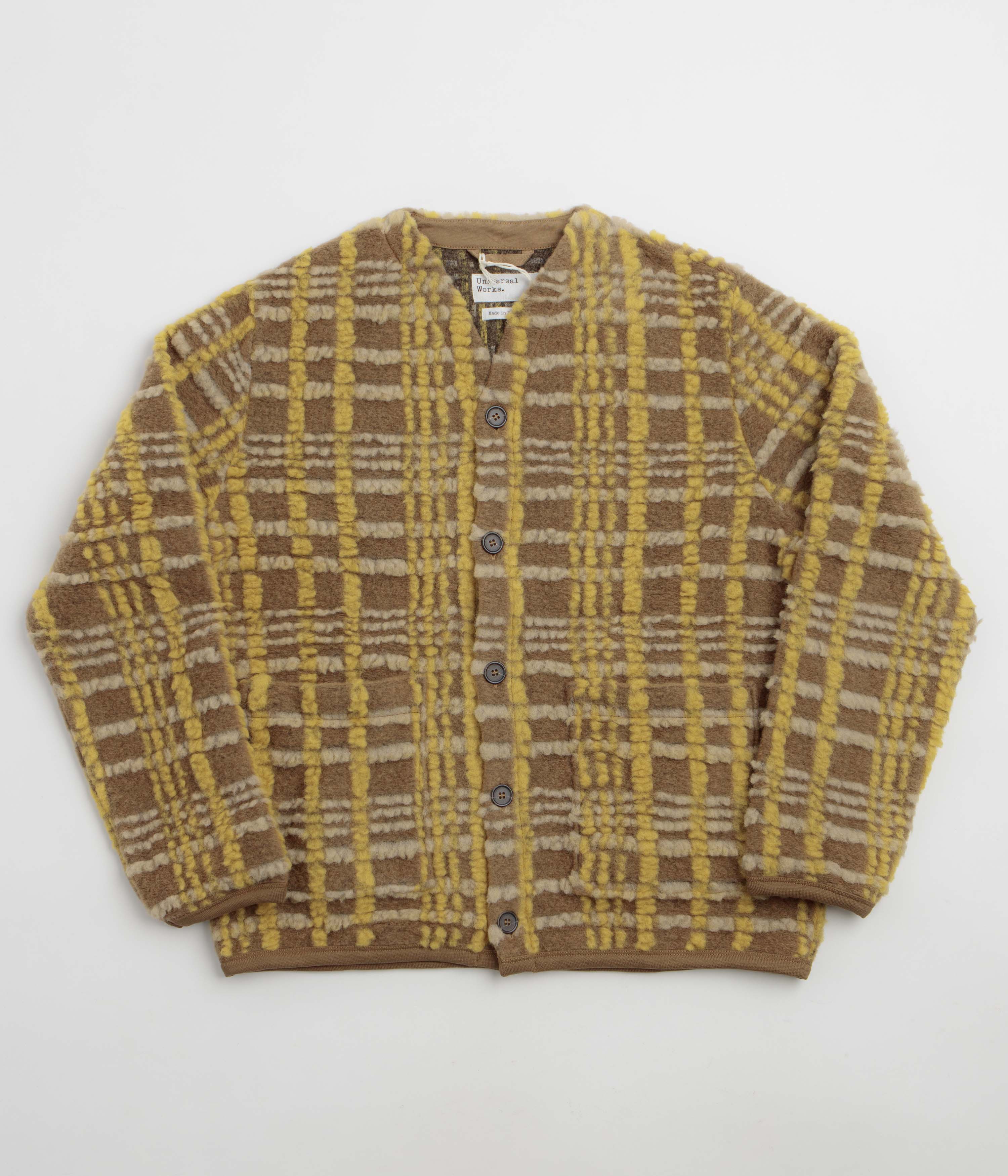 Universal Works Duomo Cardigan in Brown