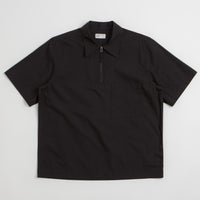Universal Works Ewan Short Sleeve Shirt - Black thumbnail