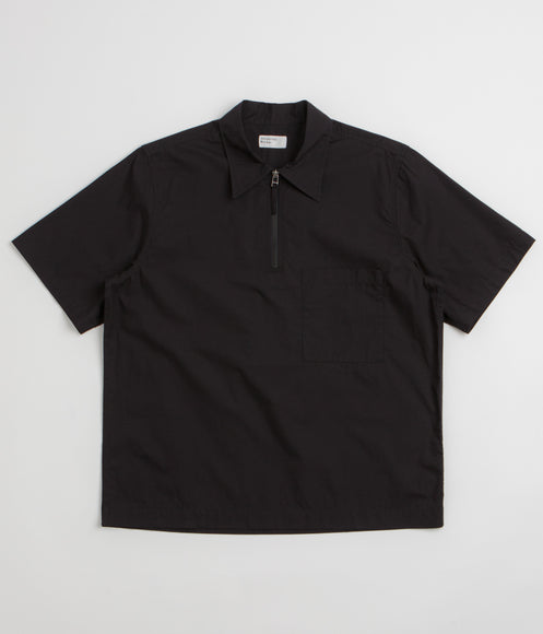 Universal Works Ewan Short Sleeve Shirt - Black