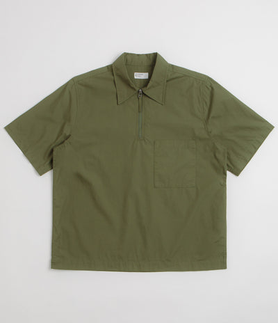 Universal Works Ewan Short Sleeve Shirt - Olive
