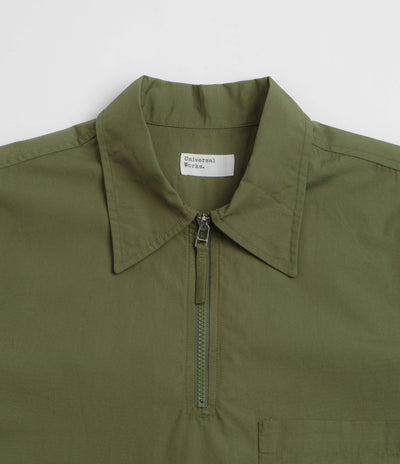 Universal Works Ewan Short Sleeve Shirt - Olive