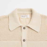 Universal Works Knit Short Sleeve Shirt - Ecru thumbnail