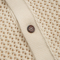 Universal Works Knit Short Sleeve Shirt - Ecru thumbnail