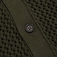 Universal Works Knit Short Sleeve Shirt - Olive thumbnail