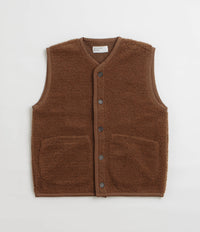 Universal Works Lancaster Gilet - Brown