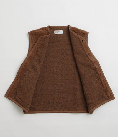 Universal Works Lancaster Gilet - Brown