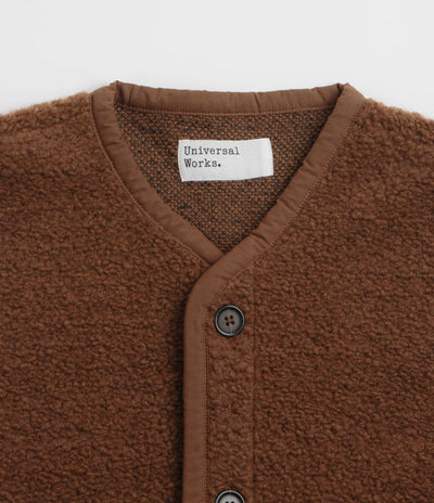 Universal Works Lancaster Gilet - Brown