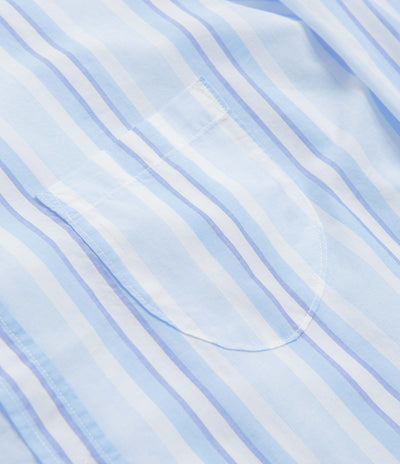 Universal Works Lazy Day Shirt - White / Blue