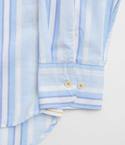 Universal Works Lazy Day Shirt - White / Blue
