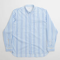 Universal Works Lazy Day Shirt - White / Blue thumbnail