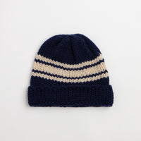 Universal Works Lenny Beanie - Navy thumbnail