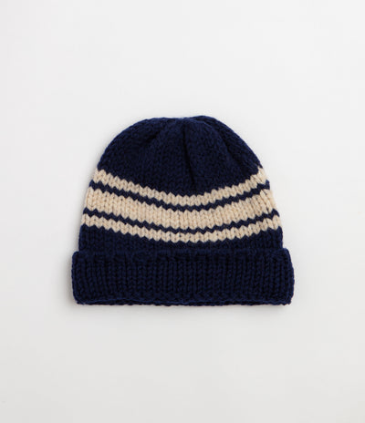 Universal Works Lenny Beanie - Navy