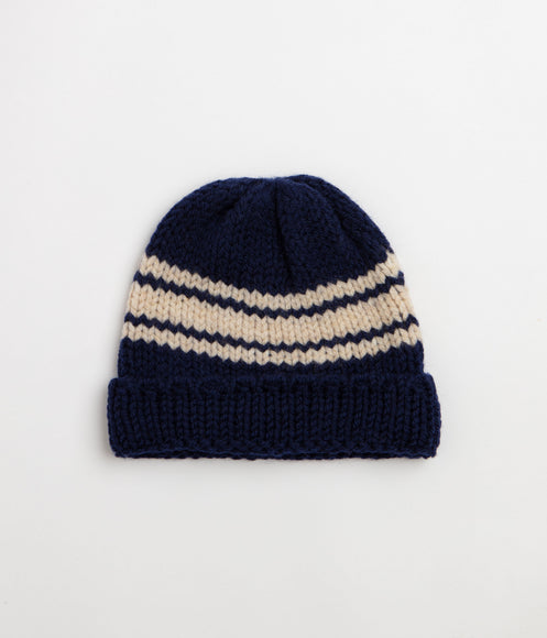 Universal Works Lenny Beanie - Navy
