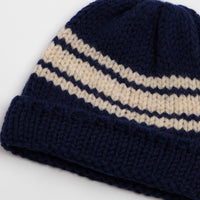 Universal Works Lenny Beanie - Navy thumbnail