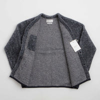 Universal Works Losso Cardigan in Navy and Pale Grey thumbnail