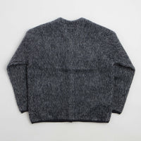 Universal Works Losso Cardigan in Navy and Pale Grey thumbnail