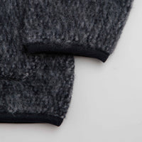 Universal Works Losso Cardigan in Navy and Pale Grey thumbnail
