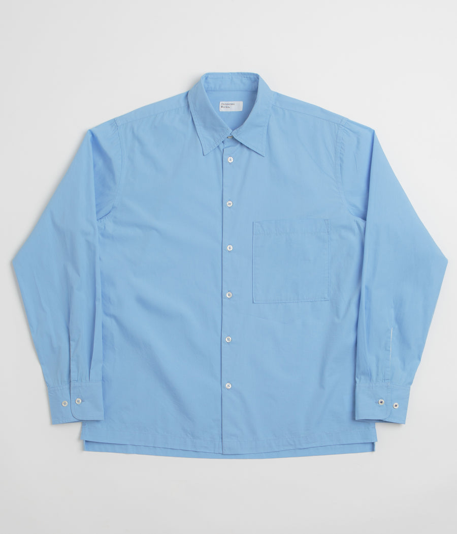Universal Works Lucky Shirt in Pale Blue