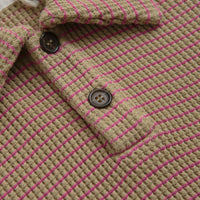 Universal Works Newlyn Short Sleeve Polo Shirt - Summer Oak thumbnail