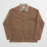 Universal Works OG Bakers Jacket in Brown thumbnail