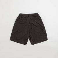 Universal Works Pleated Track Shorts - Black thumbnail