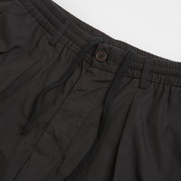 Universal Works Pleated Track Shorts - Black thumbnail